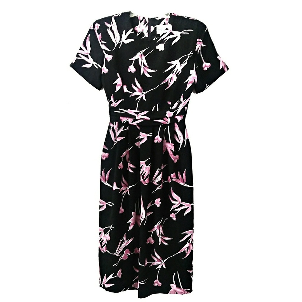 🔵Vintage Floral Print Dress Sz 10